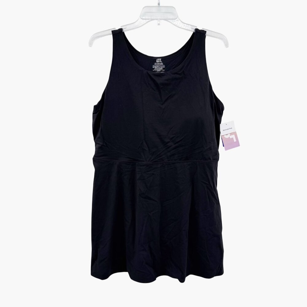 NEW JoyLab Women's Knit Sporty Contrast Active Dress - Black - Size XXL - Picture 4 of 12
